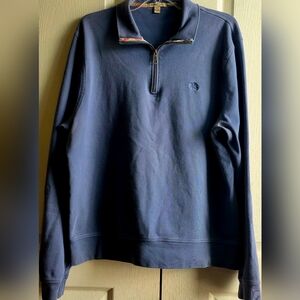 Burberry Brit Men's XL 1/4 Zip Sweater in Blue